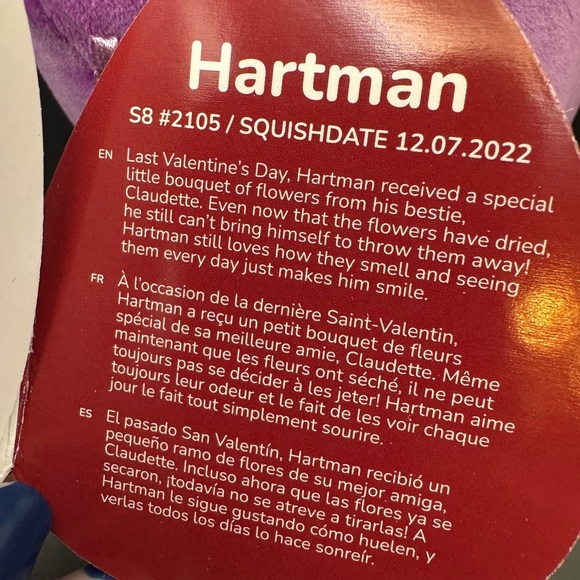 PICK 1 Squishmallow 7-9” NWT Pyle, Atwater, Timon, Borsa, Fresa, Junie, Hartman - Picture 14 of 14